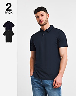 2 Pack Jersey Polo