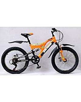 Boss  Stealth 20" Orange full suspension junior bike