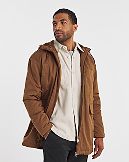 Tan Faux Fur Lined Parka