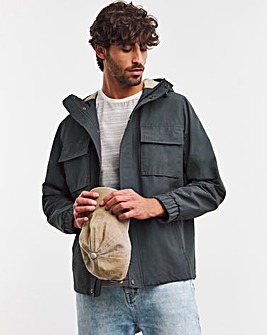 Charcoal Lightweight Chest Pocket Jacket