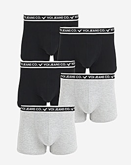 Voi 5 Pack Hipster Boxers