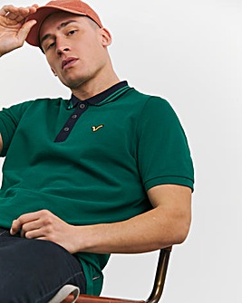 Voi Contrast Collar Polo Long Length