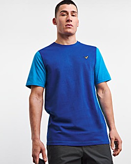 Voi Contrast Sleeve T-Shirt Long Length