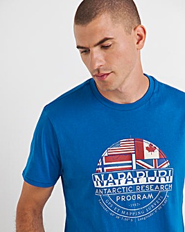 Napapijri Turin Flag Logo T-Shirt