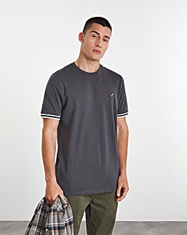 Voi Contrast Sleeve Cuff T-Shirt Long Length