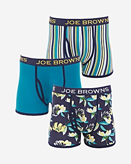 Joe Browns 3 Pack Boxer Shorts