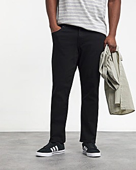 Jack & Jones Straight Fit Tim Jeans in Black