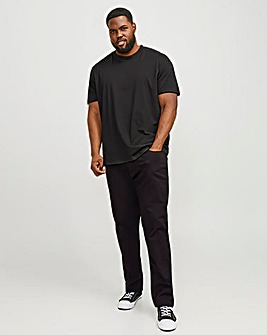 Jack & Jones Straight Fit Tim Jeans in Black