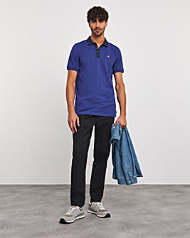 Voi Contrast Collar Polo Long Length