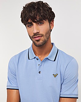 Voi Tipped Collar Long Length Polo