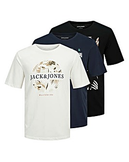 Jack & Jack Floor T-Shirt Crew Neck 3 Pack