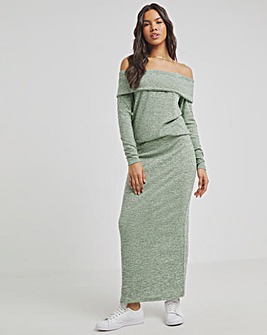 Sage Cut and Sew Maxi Skirt