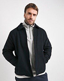 Wool Collar Zip Up Jacket