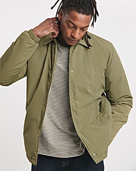 Khaki Shower Resistant Lightweight Padded Jacket