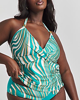 MAGISCULPT Twist Front Tummy Control Tankini Set