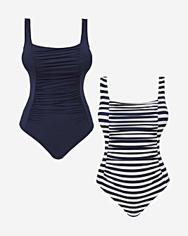MAGISCULPT 2 Pack Tummy Control Swimsuits