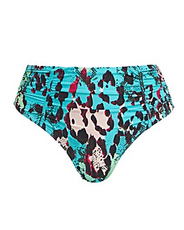 Sculpt Ruched Bikini Bottom with Tummy Control