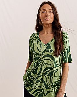 Julipa Linen Jersey Pocket Tunic