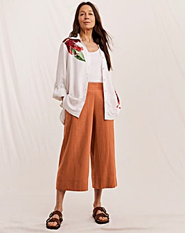 Julipa Cropped Linen Trousers
