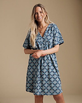 Julipa Cotton Jersey Pocket Shift Dress