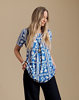 Julipa Printed Jersey Tunic
