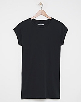 Black Boyfriend Longline Tee