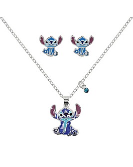 Stitch Earrings & Necklace Set