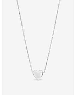 Simply Silver Sterling Silver 925 Polished Mini Heart Pendant