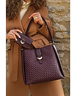 Luella Grey Flora Cherry Weave Hobo