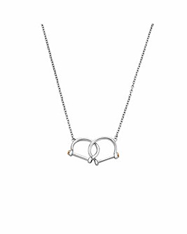 Royal Clogau Sterling Silver Stirrup Necklace