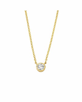 Clogau Celebration 9ct Solid Gold Necklace with 0.5ct Lab-Grown Diamond