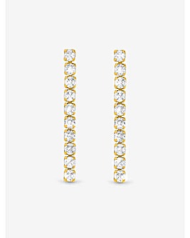 Jon Richard Gold Plated CZ Earrings