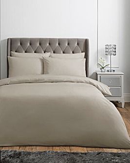 Cotton Blend 200 Thread Count Plain Dye Duvet Cover