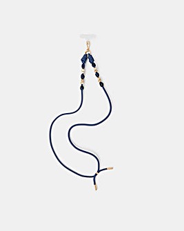 Accessorize Beaded Cord Phone Strap