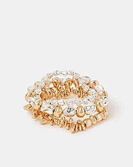 Accessorize 3-Pack Mix Bead Stretch Bracelets