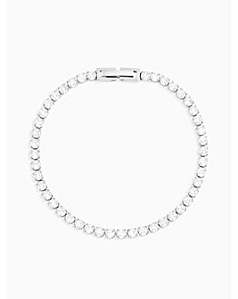 Jon Richard Waterproof Sterling Silver Plated Tennis Bracelet