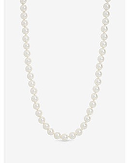 Jon Richard Gold Plated Single Row Pearl Necklace