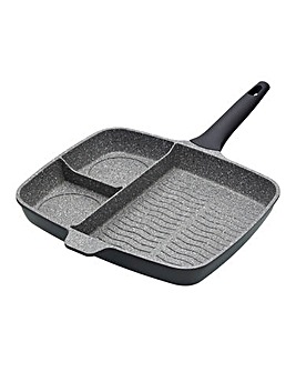 MasterClass Three Section Griddle Pan