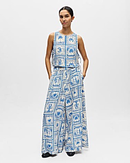 OBJECT High Waisted Skirt Pant