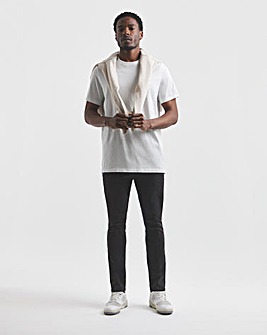 Skinny Fit Stretch Jeans Black
