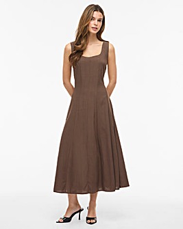 Vila Strap Midi Dress