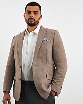 Oatmeal Donegal Regular Fit Suit Jacket