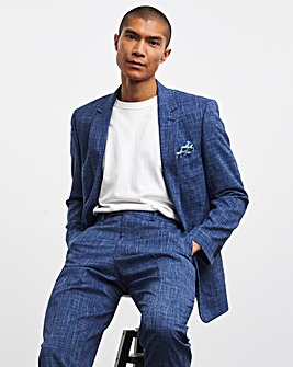 Textured Regular Fit Suit Jacket