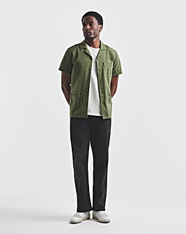 Loose Fit Stretch Jeans Blackwash