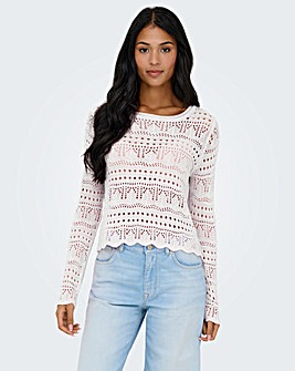 JdY Sun Lay L/S Boatneck Knitted Jumper