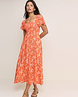 NOBODY'S CHILD BELLA MIDI DRESS