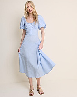 NOBODY'S CHILD MELODY MIDI DRESS