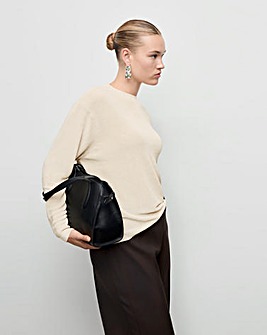 Mango Gold Crew Neck Jumper