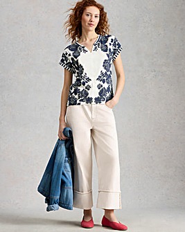 White Stuff Nelly Notch Neck Tee