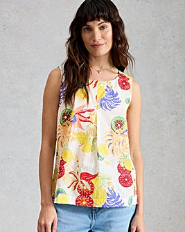 White Stuff Paradise Organic Cotton Vest